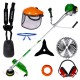 Pachet Motocoasa pe benzina, 10 accesorii, 4.76cp, 52cc, 2T, pornire rapida Easy Start, Micul Fermier 
