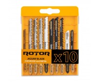 Panze fierastrau pendular pentru Lemn/Metal ROTOR RTS1 Set 10