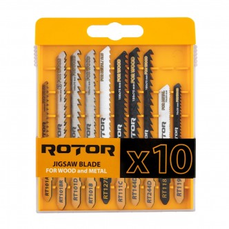 Panze fierastrau pendular pentru Lemn/Metal ROTOR RTS1 Set 10