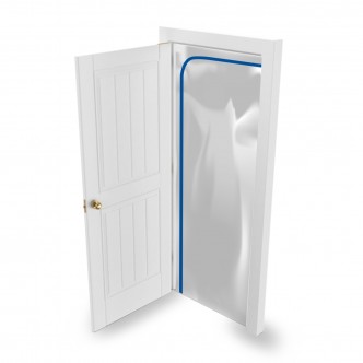 Perdea de praf pentru zugraveli si renovari 120 x 220 cm, fermoar, DEDRA BH1060