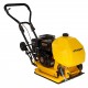 Placa compactoare usoara, Loncin G200F benzina, rezervor apa, roti, covor silicon Stager PCB60