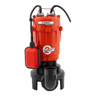 Pompa de drenaj cu tocator, 750W, 200 l/min, inaltime refulare 10m, ELEFANT WQCD10-10-0.75F