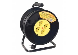 Prelungitor electric cu tambur 4 prize 3x1.5mm2 25m Makalon Prelungitor electric cu tambur 4 prize 3x1.5mm2 25m Makalon