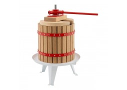 Presa manuala - Teasc , fructe si struguri ROTOR FP-6, 6 L, cuva Ø19,7 cm, lemn masiv de stejar, fonta si otel Presa manuala - Teasc , fructe si struguri ROTOR FP-6, 6 L, cuva Ø19,7 cm, lemn masiv de stejar, fonta si otel