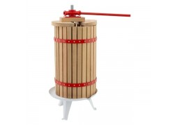 Presa manuala - Teasc , fructe si struguri ROTOR FP-18, 18 L, cuva Ø28,6 cm, lemn masiv de stejar, fonta si otel Presa manuala - Teasc , fructe si struguri ROTOR FP-18, 18 L, cuva Ø28,6 cm, lemn masiv de stejar, fonta si otel