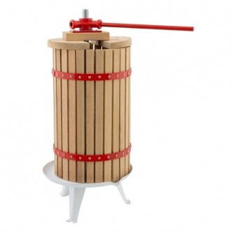 Presa manuala - Teasc ROTOR FP-30, 30 L, cuva Ø30,5 cm, lemn masiv de stejar, fonta si otel Presa manuala - Teasc ROTOR FP-30, 30 L, cuva Ø30,5 cm, lemn masiv de stejar, fonta si otel