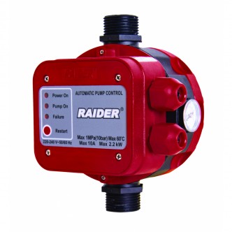 Presostat (pres control) electronic pompa apa, inlocuieste hidroforul 2.2kW max. pressure 1MPa 1" Raider Garden Tools RD-EPC02