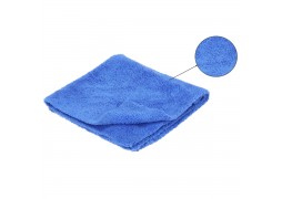 Prosop / laveta PREMIUM microfibra soft, pufos, 40 x 40cm, albastru, ideal uscare auto, 320 g/m², Dedra