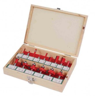 Freze profilate Router bits ø8mm set 15pcs