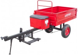 Remorca agricola motocultor Rotakt basculabila, capacitate 300 kg, roti 4.00-8