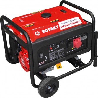 Generator de curent pe benzina ROGE7000T, 6.8 kW - 380 V