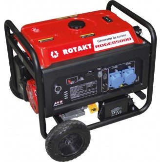 Generator de curent monofazat pornire electrica ROGE8500D + ATS, 8.5 kW Rotakt