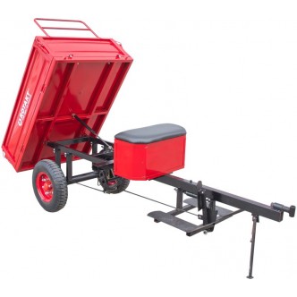 Remorca agricola motocultor Rotakt basculabila, capacitate 300 kg, roti 4.00-8