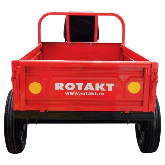 Remorca motocultor Rotakt REM500, capacitate maxim 500 kg, basculabila roti 5.00-12