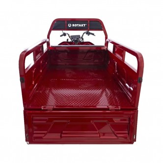 Triciclu Electric cu Remorca 25 km/h Autonomie 68 km Baterie Plumb-acid 72V 58Ah Greutate maxima 617 kg, FARA PERMIS Rotakt Guliver 2000W