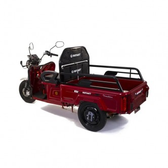 Triciclu Electric Cu Remorca Rotakt Nautilus 1600W 25 km/h Autonomie pana la 44 km Baterie plumb-acid 60V 32Ah Greutate maxima 364 kg, Fara permis