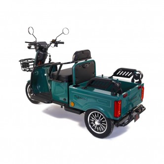 Triciclu electric Rotakt Liberia 1400W 25 km/h autonomie 48 km baterie plumb- acid 60V 20Ah greutate maxima 292 kg, FARA PERMIS