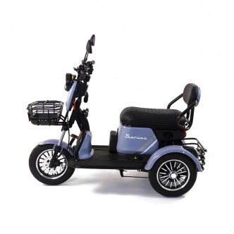 Triciclu Electric Rotakt Senior Motor 1000W Viteza25 km/h Autonomie 62 km Baterie plumb-acid 60V 20Ah Greutate maxima 187 kg, FARA PERMIS