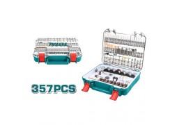 Set 357 piese pentru mini polizor TOTAL 