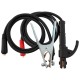 Set cablu cu cleste de sudura cablu cu cleste de masa pentru invertor de sudura,16 mm2 , 300A Rotor