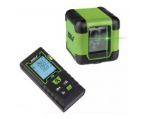 Set nivela laser si telemetru, fascicul laser verde, dioda Osram, 30m, Dedra Set nivela laser si telemetru, fascicul laser verde, dioda Osram, 30m, Dedra