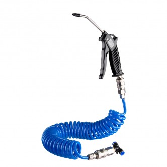 Set pistol pentru suflat cu furtun 5m spiralat ¼"M&F