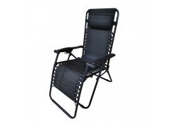 Sezlong pliabil, multifuncțional DEDRA N1027 ZERO GRAVITY, dimensiuni 157x65x107 cm