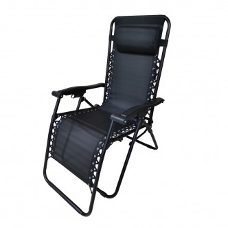 Sezlong pliabil, multifuncțional DEDRA N1027 ZERO GRAVITY, dimensiuni 157x65x107 cm