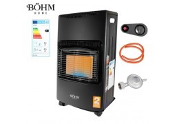 Soba pe gaz GPL pliabilă BÖHM BF-003B , 4,20 kW , 3 trepte de putere , 20-80 m² , Regulator GPL + Furtun GPL 1,5 m Soba pe gaz GPL pliabilă BÖHM BF-003B , 4,20 kW , 3 trepte de putere , 20-80 m² , Regulator GPL + Furtun GPL 1,5 m