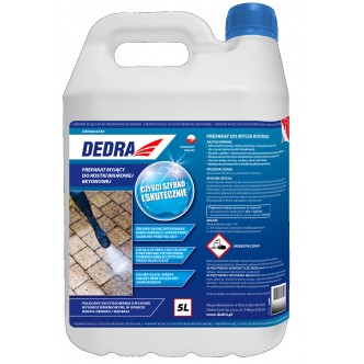 Solutie curatat pavele si beton, 5L, pentru aparat spalat cu presiune, Dedra