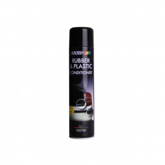 Solutie pentru intretinerea cauciucului si plasticului MOTIP Rubber & Plastic, spray, 600ml