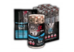 Sticks (crochete) recompense pentru caine, Alpha Spirit, cu peste, 16 buc
