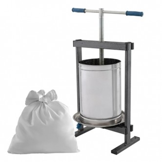 Teasc / Presa manuala de struguri Vilen Inox 20 L, cuva dubla, Ucraina Traditional Teasc / Presa manuala de struguri Vilen Inox 20 L, cuva dubla, Ucraina Traditional