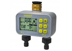 Temporizator programabil electronic dual udare gazon, compatibil cu senzor de ploaie CULTURE Gardex