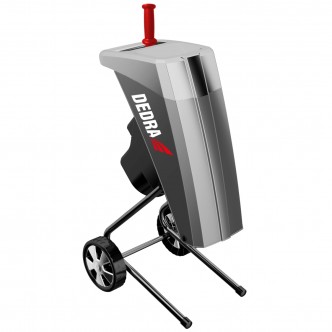 Tocator crengi electric 2500W, 45mm, cu roti de transport, sac de 65L Dedra