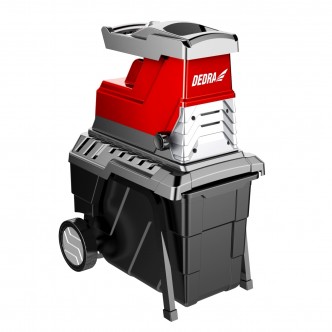 Tocator crengi electric 2800W, 45mm, cu roti de transport, sac de 55L Dedra