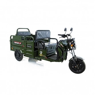 Triciclu Electric Rotakt Courier Motor 2000W 25 km/h Autonomie 79 km Baterie plumb-acid 72V 32Ah Greutate maxima admisa 478kg, Fara permis