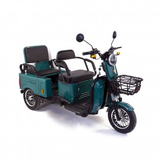 Triciclu electric Rotakt Liberia 1400W 25 km/h autonomie 48 km baterie plumb- acid 60V 20Ah greutate maxima 292 kg, FARA PERMIS