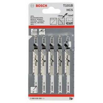 Set pânze Bosch pentru ferăstrău vertical T 101 B 5buc 2 608 630 030