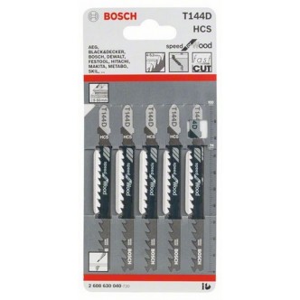 Set pânze Bosch pentru ferăstrău vertical T 144 D 5buc 2 608 630 040