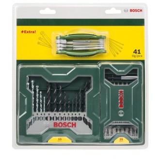 Set accesorii insurubare si burghie mixte, 41 bucati Bosch - 2607017333