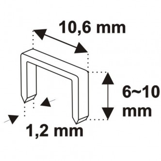 Capsator tip ciocan 6 - 10 mm Dedra 11Z004