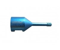 Carota diamantata pentru gaurire placi de ceramice, granit, marmura diametru 8mm, filet M14 Carota diamantata pentru gaurire placi de ceramice, granit, marmura diametru 8mm, filet M14