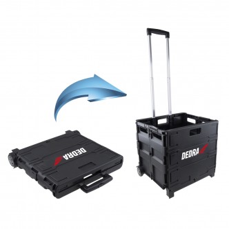 Carucior pliabil, 43x38x41,5, maner telescopic, capacitate 35 kg DEDRA N1000