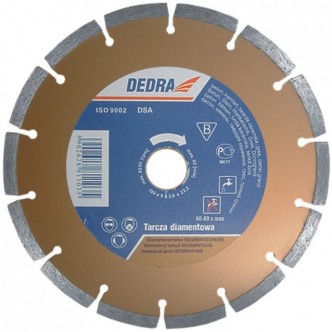 Disc diamantat pentru beton, diametru 180mm - Standard - H1108 - Dedra
