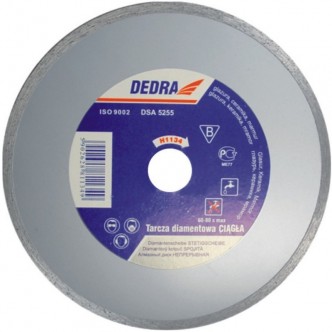 Disc diamantat pentru ceramica, gresie , marmura, 250 x 25.4mm, Dedra