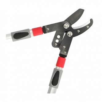 Foarfeca pentru crengi, tip ghilotina, cu transmisie, maner telescopic Lungime 675-1025 mm