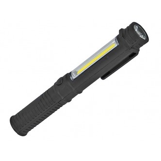 Lanterna 1.5w COB LED + 1W LED tip stilou  DEDRA L1004