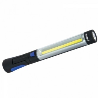 Lanterna reincarcabila 3w COB LED + 3W LED, alimentator USB pentru 230v si 12v DEDRA