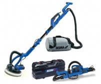 Masina de slefuit pentru pereti cu sac propiu si iluminare cu led DED7766 DEDRA